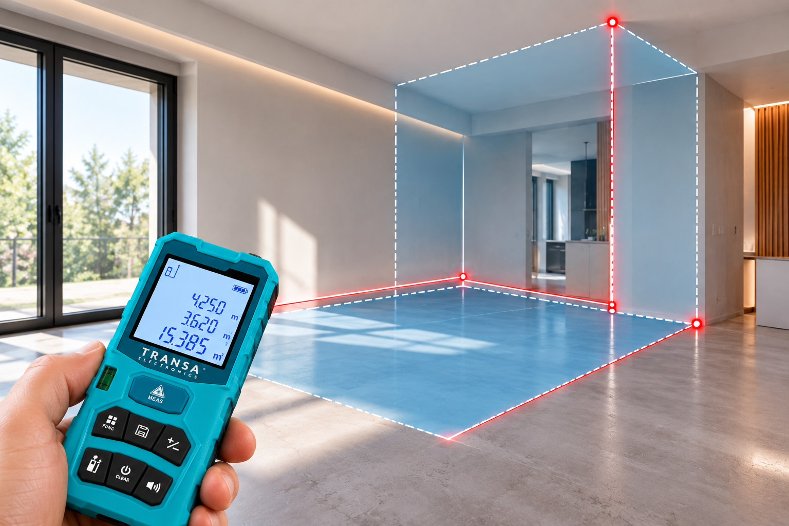 Measure60 TE-554 – pomiar laserowy odległości do 60 m